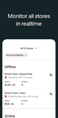 Uber Eats Manager android App screenshot 2